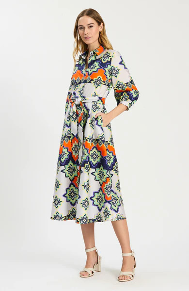 Sloane Mosaic Midi Dress - Mosaic | tyler boe