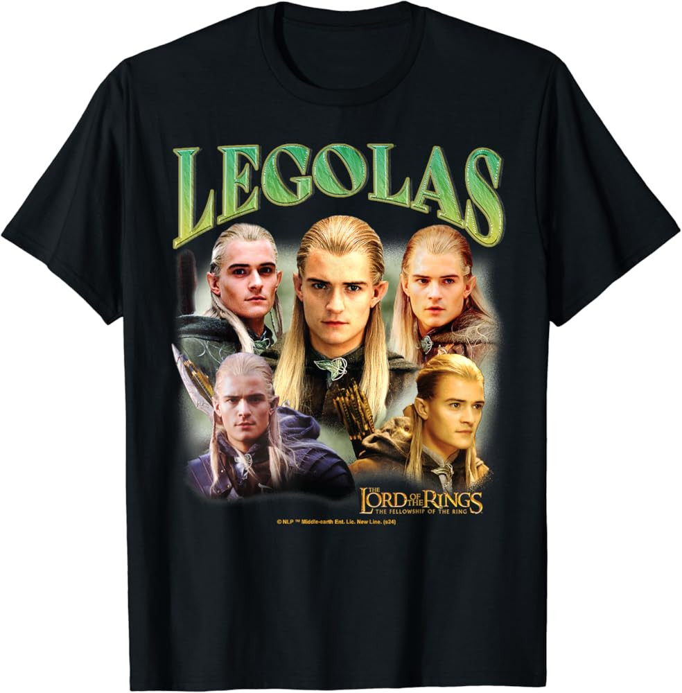The Lord Of The Rings - Fellowship Of The Ring Legolas Elf T-Shirt | Amazon (US)