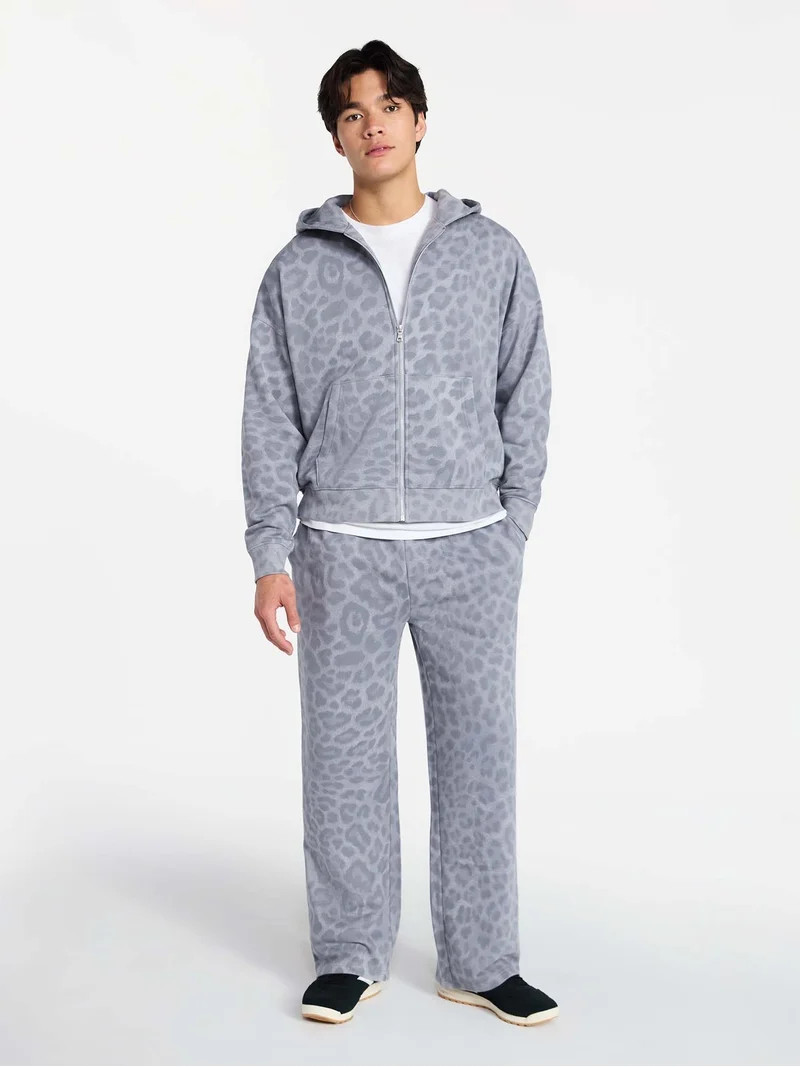 No Boundaries Soft Fleece Vintage Straight Sweatpants, Men's XS-5XL | Walmart (US)