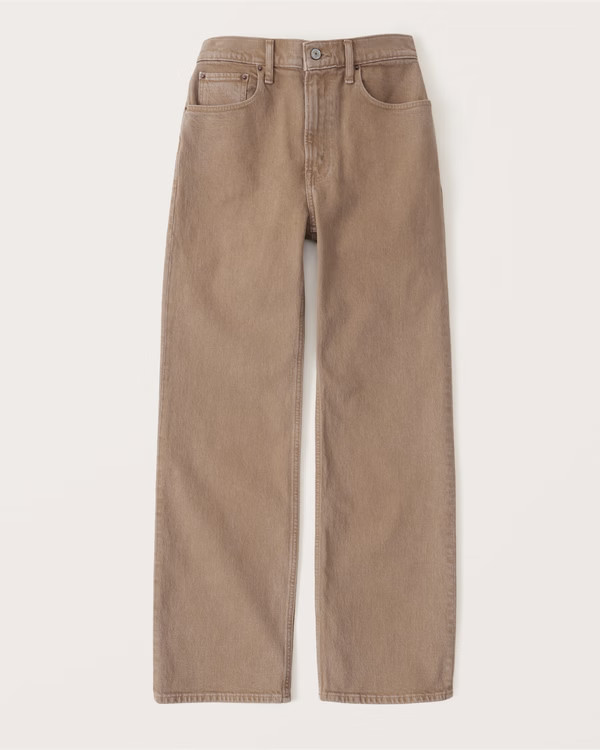 High Rise 90s Relaxed Jeans | Abercrombie & Fitch (US)