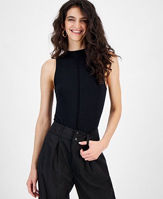 And Now This Women's Ribbed Seam-Front Bodysuit - Macy's | Macys (US)