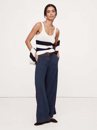 Super-Soft Soma Mid-Rise Wide-Leg Pant | Banana Republic (US)