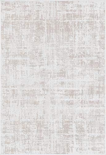 Rugs.com Valencia Collection Area Rug – 4X6 Ivory Low Rug Perfect for Entryways, Kitchens, Brea... | Amazon (US)