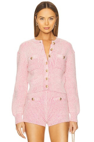 MAJORELLE Estelle Cardigan in Pink from Revolve.com | Revolve Clothing (Global)