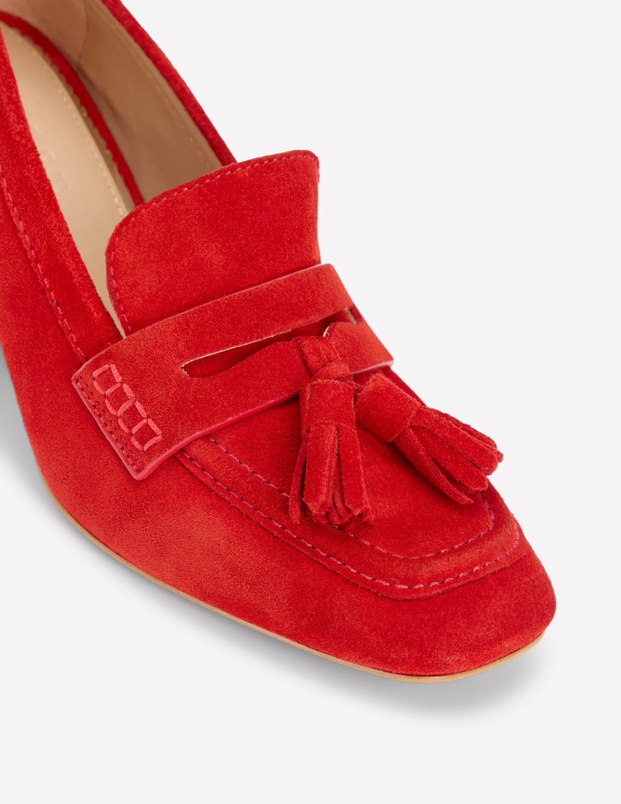 Sol Pennyloafer mit Blockabsatz-ROT | Boden DE