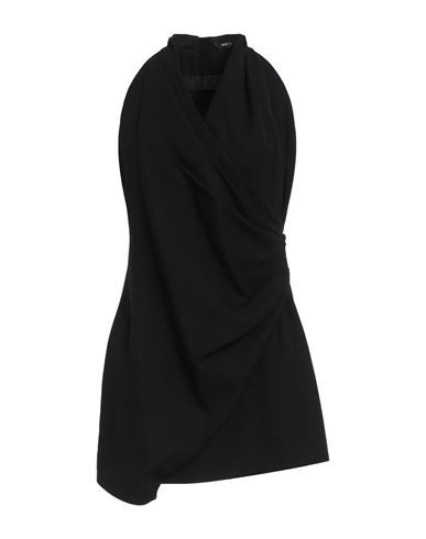 Balmain Woman Mini dress Black Size 4 Wool | YOOX (US)