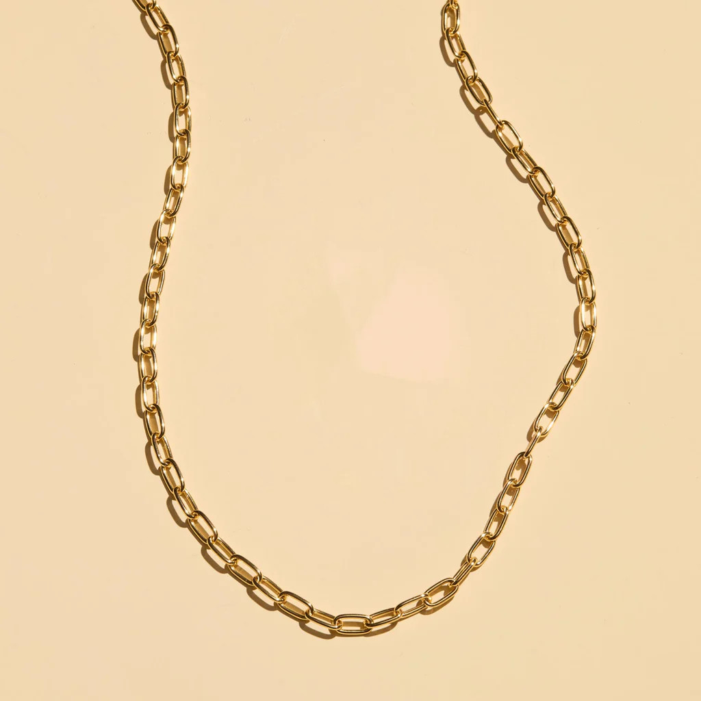 Gold Mini Paperclip Necklace | Mignonne Gavigan