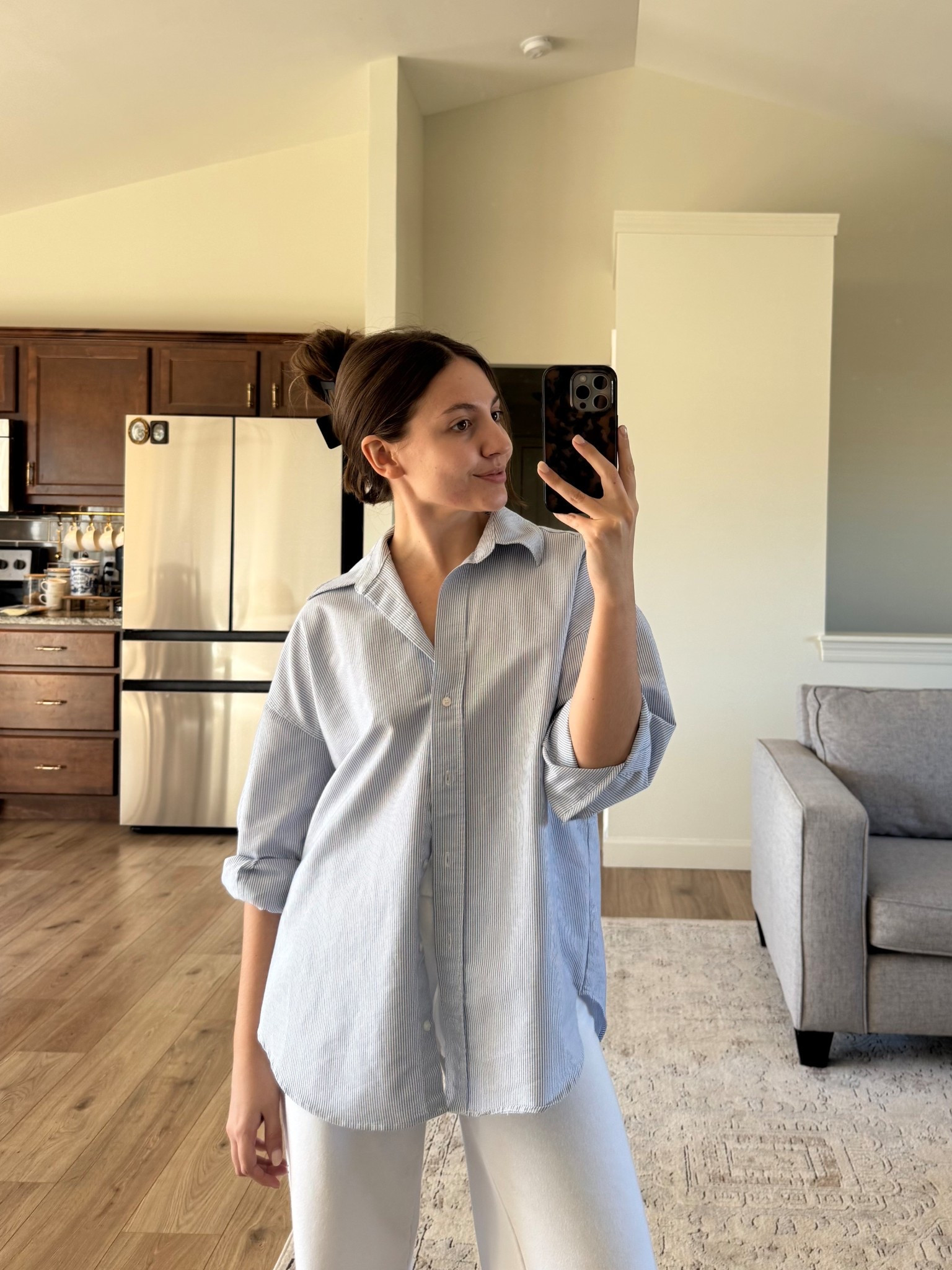 Casual spring outfit🌸 Top is old from Zara but linking one super similar! 

#LTKSpringSale #LTKStyleTip