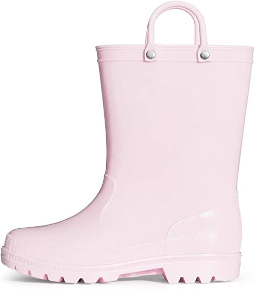 K KomForme Kids Rain Boots, Toddler Girls & Boys Rain Boots Waterproof Memory Foam Insole and Eas... | Amazon (US)