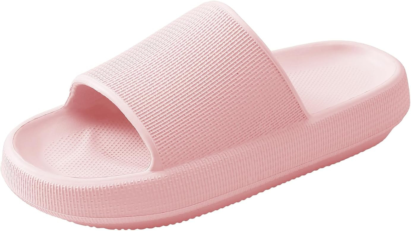 HUXMEYSON Cloud Slippers for Women and Men, Pillow Slippers Super Soft, Thick Sole Slides for Wom... | Amazon (US)