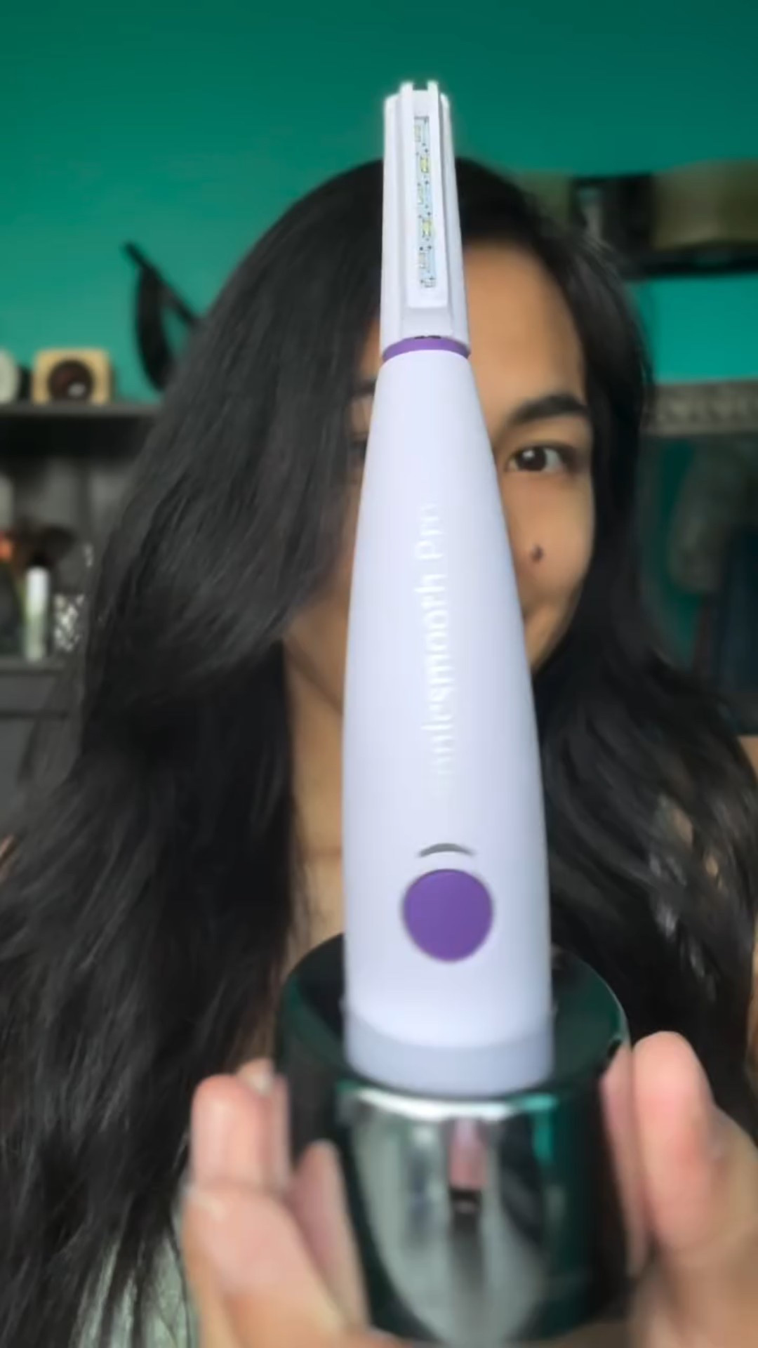 This is the Sonicsmooth Pro from  @michaeltoddbeauty 

I have oily skin in the summertime and then dry skin in the winter time so dermaplaning my face is a beneficial part of my skin care routine especially now since I’m starting to wear a lot of make up again. I really like this tool because it’s electronic and sanitary. It has three modes under the speed and you can focus on small areas or the entire face. After dermaplaning, my face becomes soft and smoother. The perfect texture to apply make up and skin care effortlessly. It also helps reduce my breakouts and removes dead skin cells. It doesn’t hurt either compared to plucking. 

If you told teenage me that I’m on the internet showing my pores and confirming that I have a mustache - she would scream! 

#Michaeltoddbeautypartner #VerifiedReviews #skincare #dermaplaning