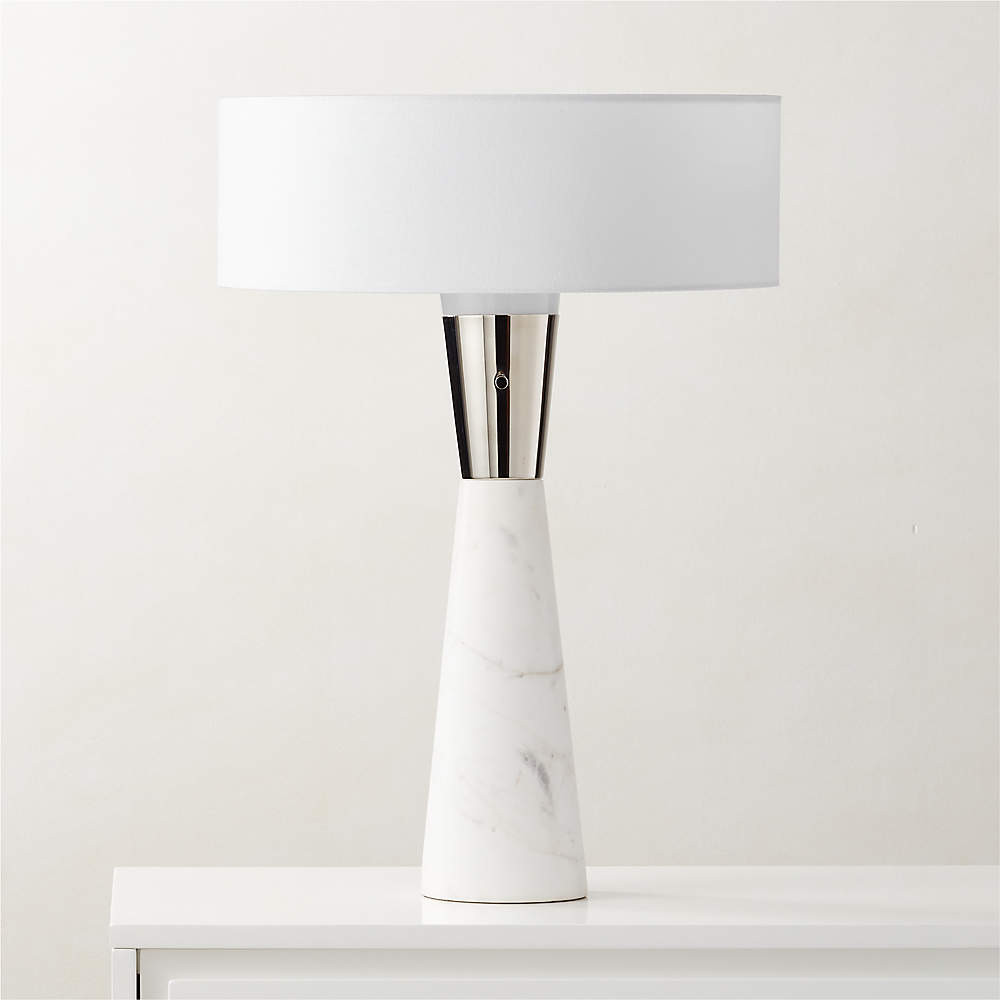 Exposior Marble Table Lamp Model 2011 + Reviews | CB2 | CB2