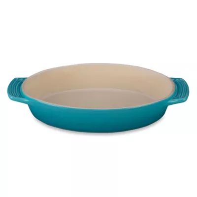 Le Creuset® 1 qt. Oval Baking Dish in Caribbean | Bed Bath & Beyond