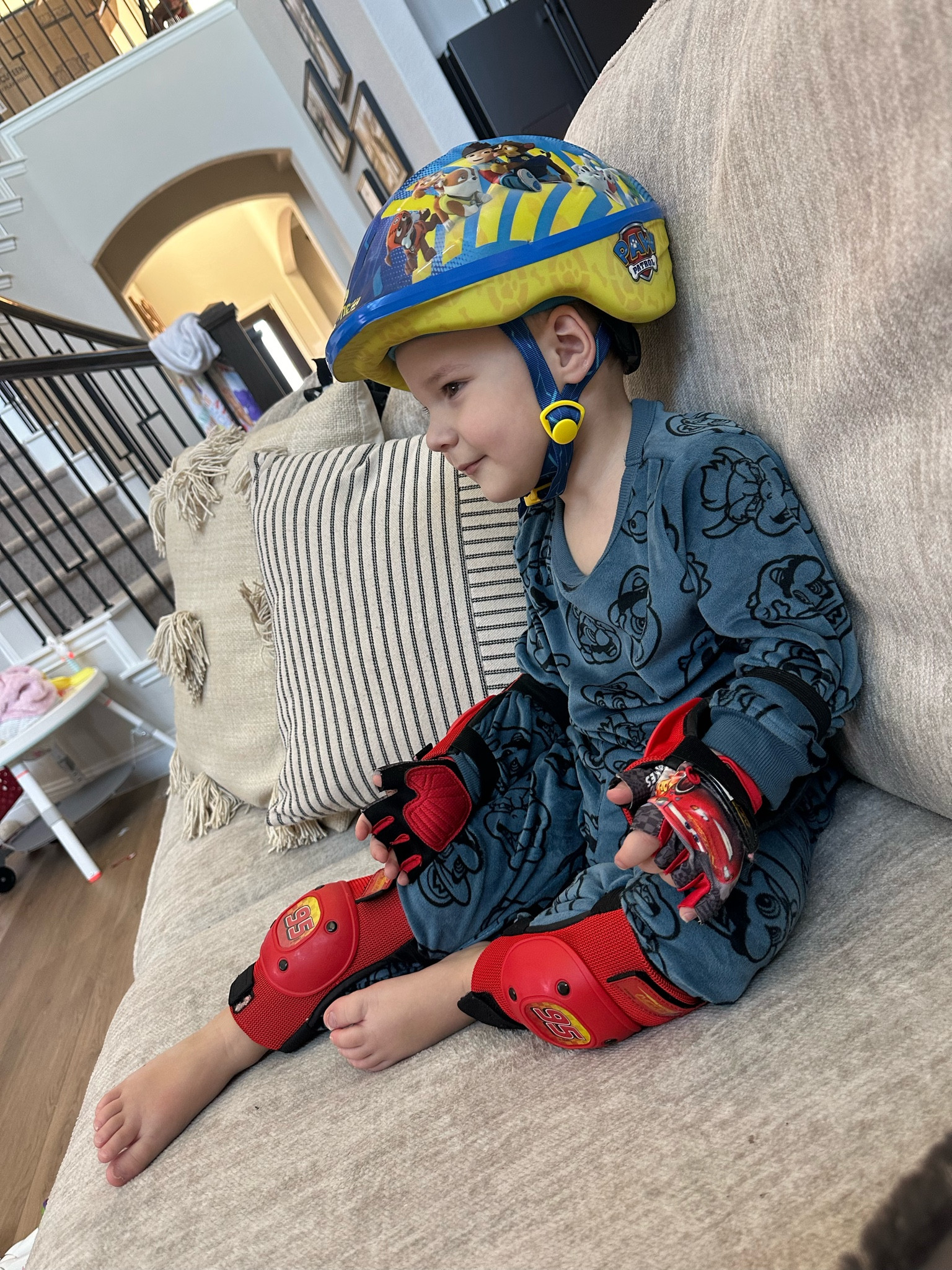 Bike riding gear with no bike in sight 🤣
This boy wants to wear his bike gear 24/7 but just doesn’t want to actually ride his bike LOL 

#LTKFamily #LTKActive #LTKKids