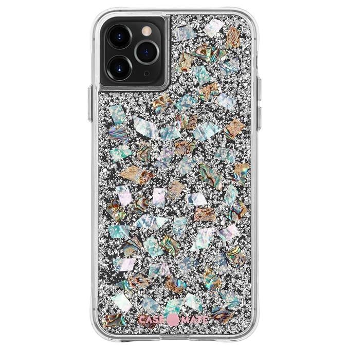 Case-Mate - iPhone 11 Pro Max Case - Karat - Real Mother of Pearl & Silver Elements - 6.5 - Mothe... | Amazon (US)
