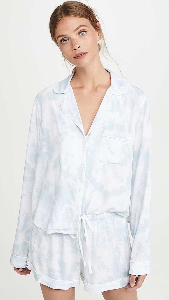 Kellen Long Sleeve Shorts Pajama Set | Shopbop