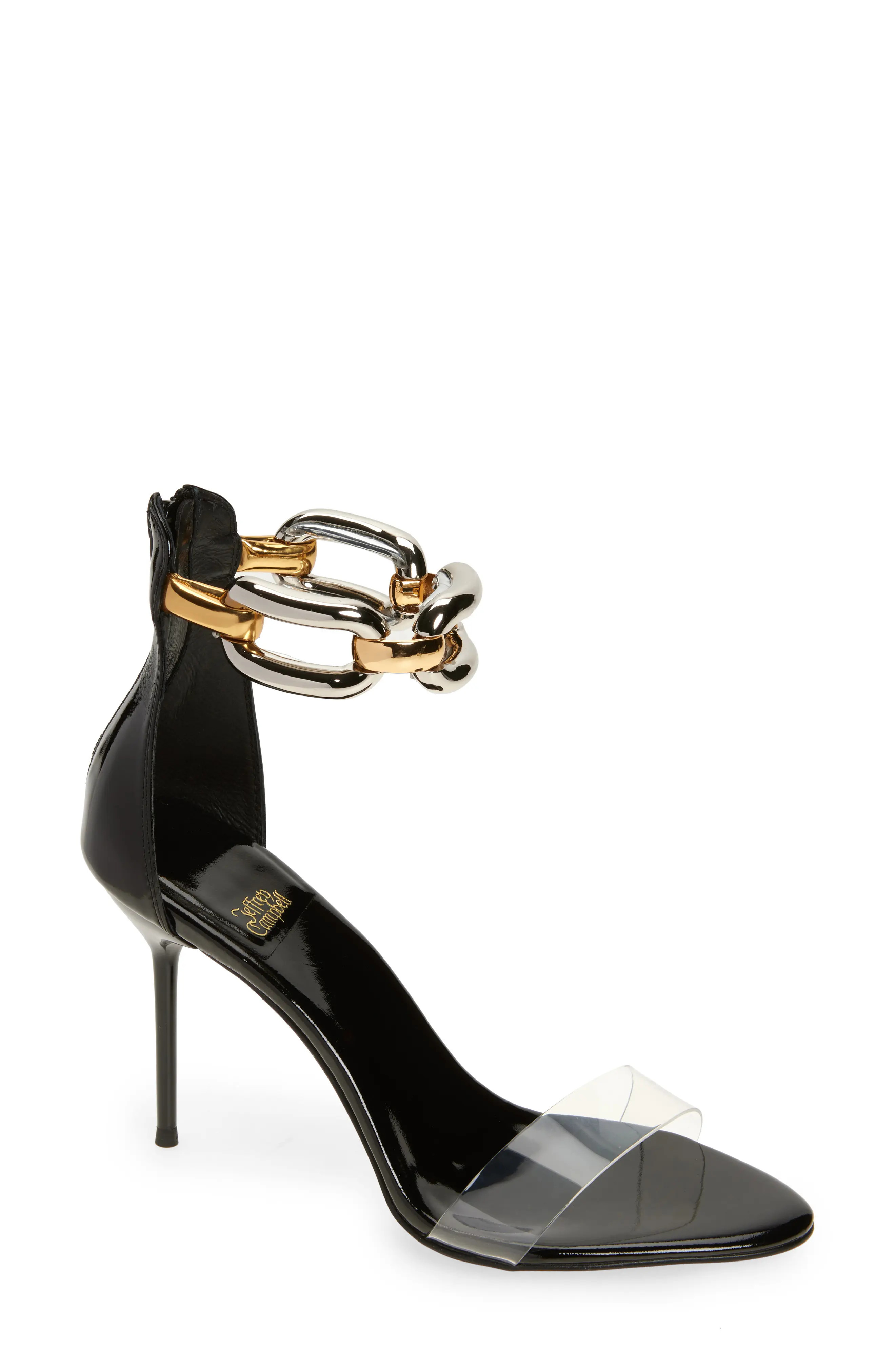 Jeffrey Campbell Cuff-Link Ankle Strap Sandal (Women) | Nordstrom | Nordstrom