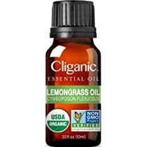Cliganic USDA Organic Lemongrass Essential Oil - 100% Pure Natural Undiluted, for Aromatherapy Diffu | Amazon (US)