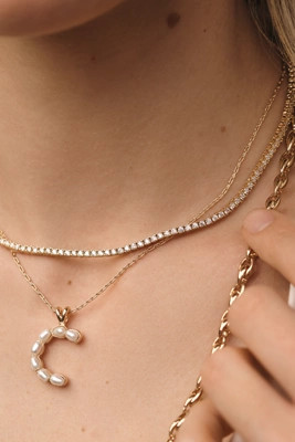 Classic Tennis Necklace | Anthropologie (US)