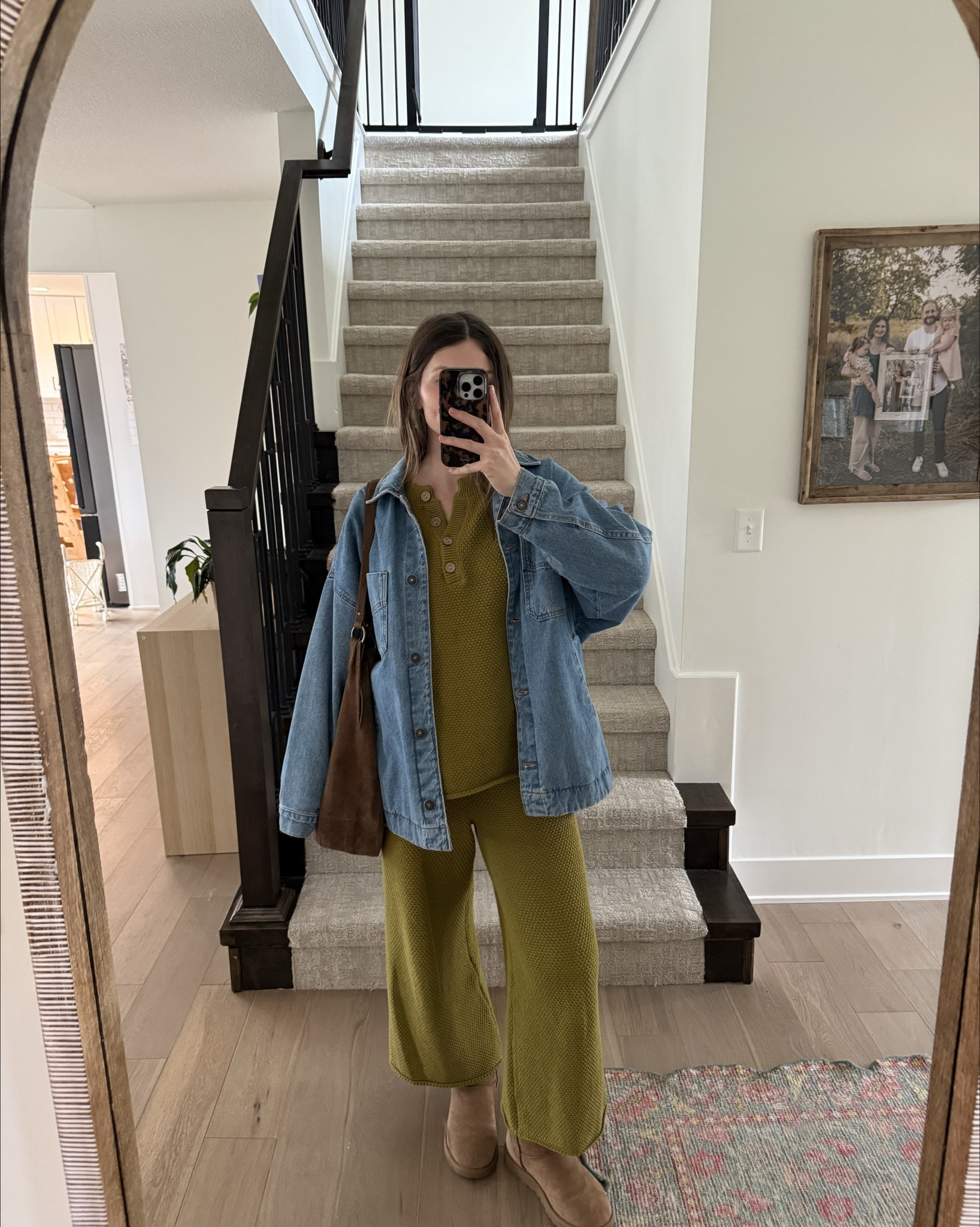 wearing a small in set, love this color! So comfy, have in a few colors! Also linked a look for less 
 

#LTKmomlife #LTKootd