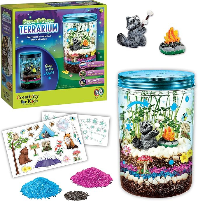 Creativity for Kids Grow 'N Glow Terrarium Kit - Educational Science Kits, Kids Gifts for Boys an... | Amazon (US)