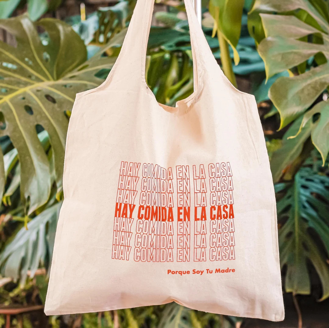 Hay Comida En La Casa Canvas Tote Food at Home Mexican Mom - Etsy | Etsy (US)