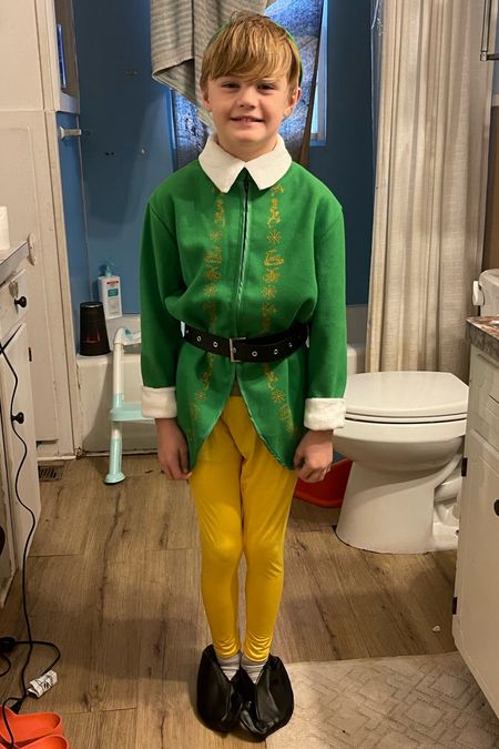 If you need an ELF costume for school plays or anything else, this Buddy the ELF costume is adorable and is really great quality!

My son is 8 wearing a Large! 

#LTKHoliday #LTKSeasonal #LTKfindsunder100