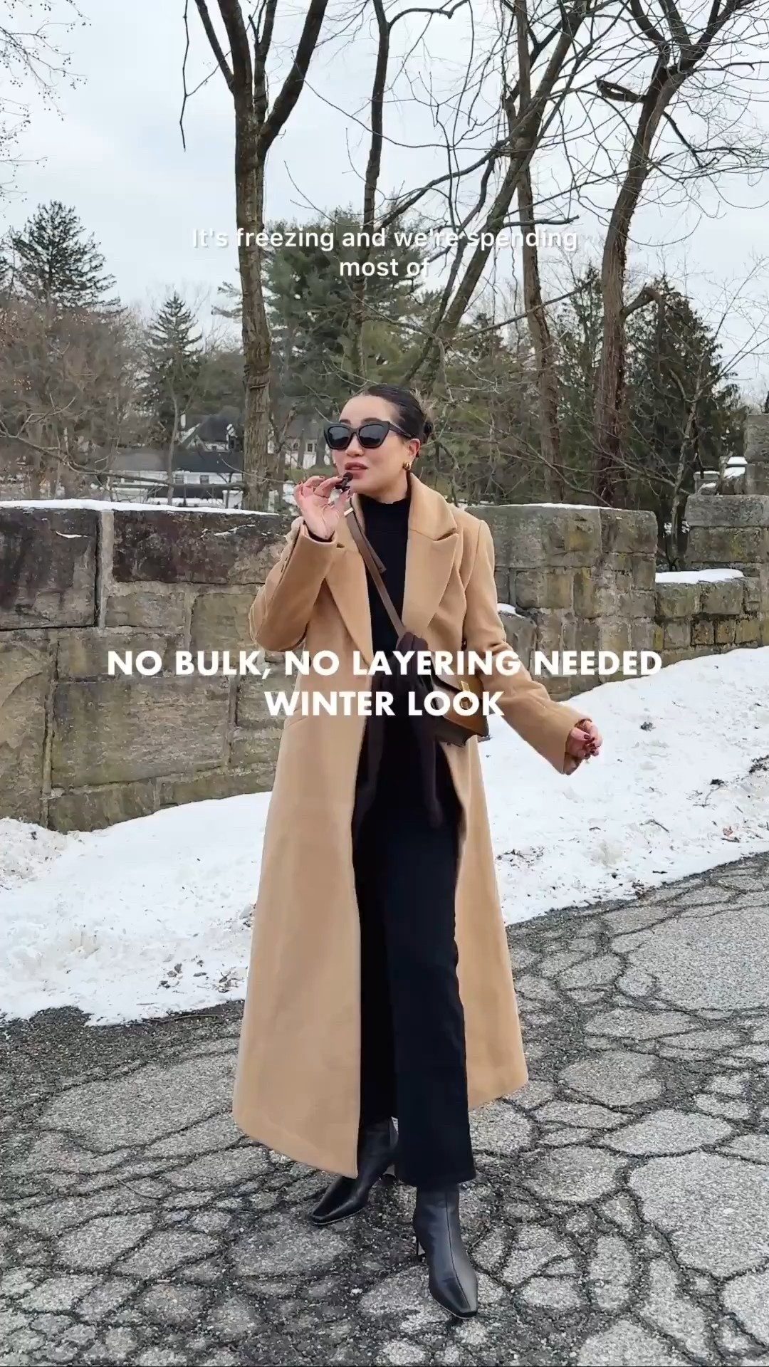 No bulk, no layering needed winter outfit!

SWEATER: Fleece-lined, slimming with a comfortable stretch and super warm. I’m wearing a size Small.

COAT: Affordable 90% wool 10% cashmere coat. Plush and so soft with a fitted waist. Keep warm up to 4°F / -16°C. I’m wearing a size XS.

BOOTS: Sleek, comfortable and I can walk in them for hours. I find the fit TTS. I’m a size 5 and fit a size 5 in these. 

*For size reference, I’m 5 ft 115 pounds and wearing the sizes above.

#LTKFindsUnder50 