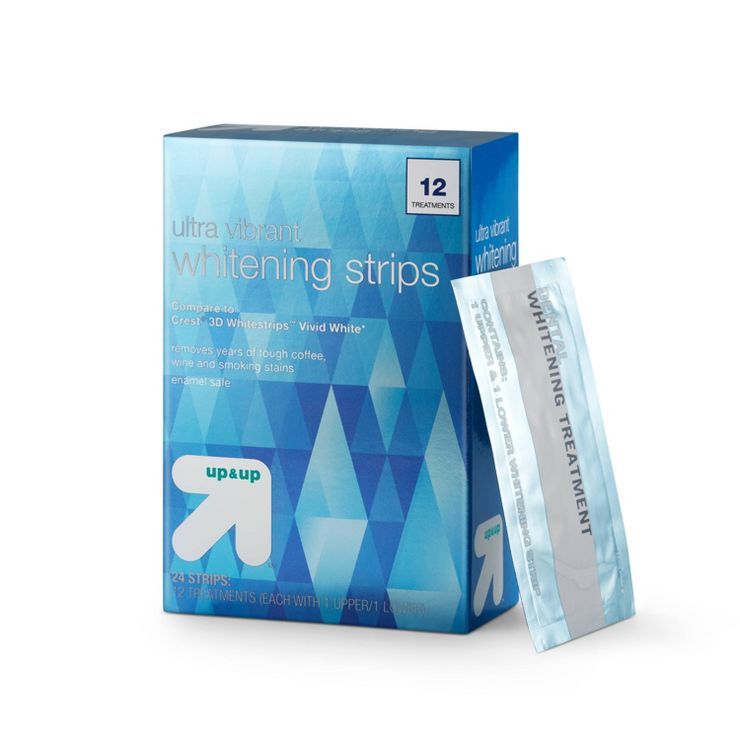 Ultra Vibrant Whitening Strips -12 Day Treatment - 24ct - up & up™ | Target