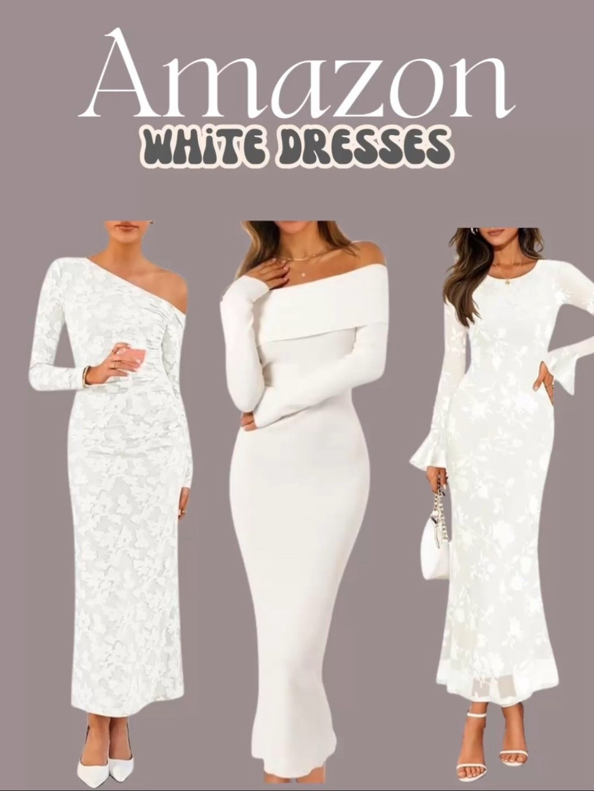 White dresses from Amazon
White dress, Amazon bride, Amazon dress, bridal shower dress, bachelorette party dress, rehearsal dinner dress, bride, wedding, cocktail hour dress, reception dress, after party dress, for the bride

#LTKWedding #LTKFindsUnder100