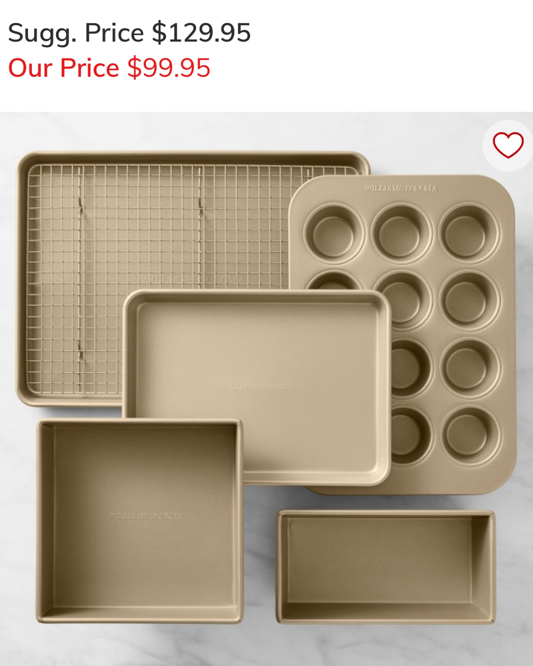 Sale alert! Gold tone bakeware😍

#LTKhome #LTKGiftGuide #LTKHoliday