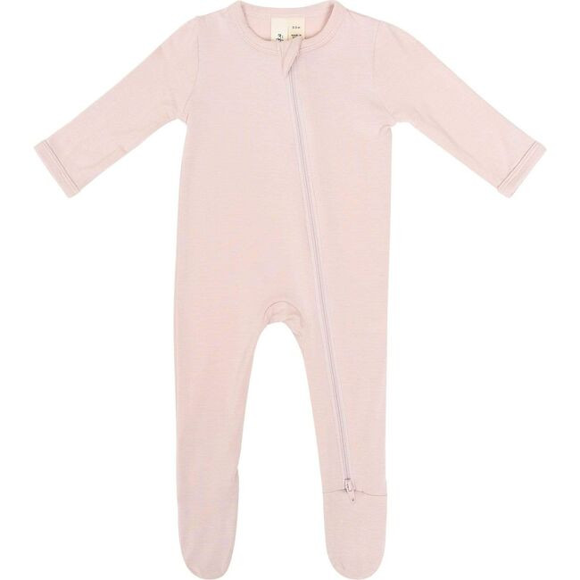 Zippered Footie, Blush | Maisonette