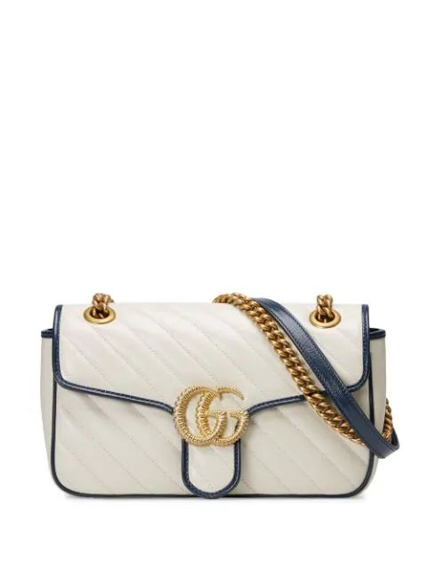 Gucci Small GG Marmont Shoulder Bag - Farfetch | Farfetch (US)