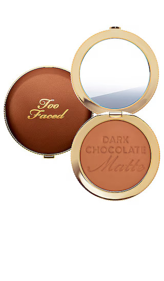 Too Faced Dark Chocolate Soleil Bronzer in Metallic Bronze. | Revolve Clothing (Global)