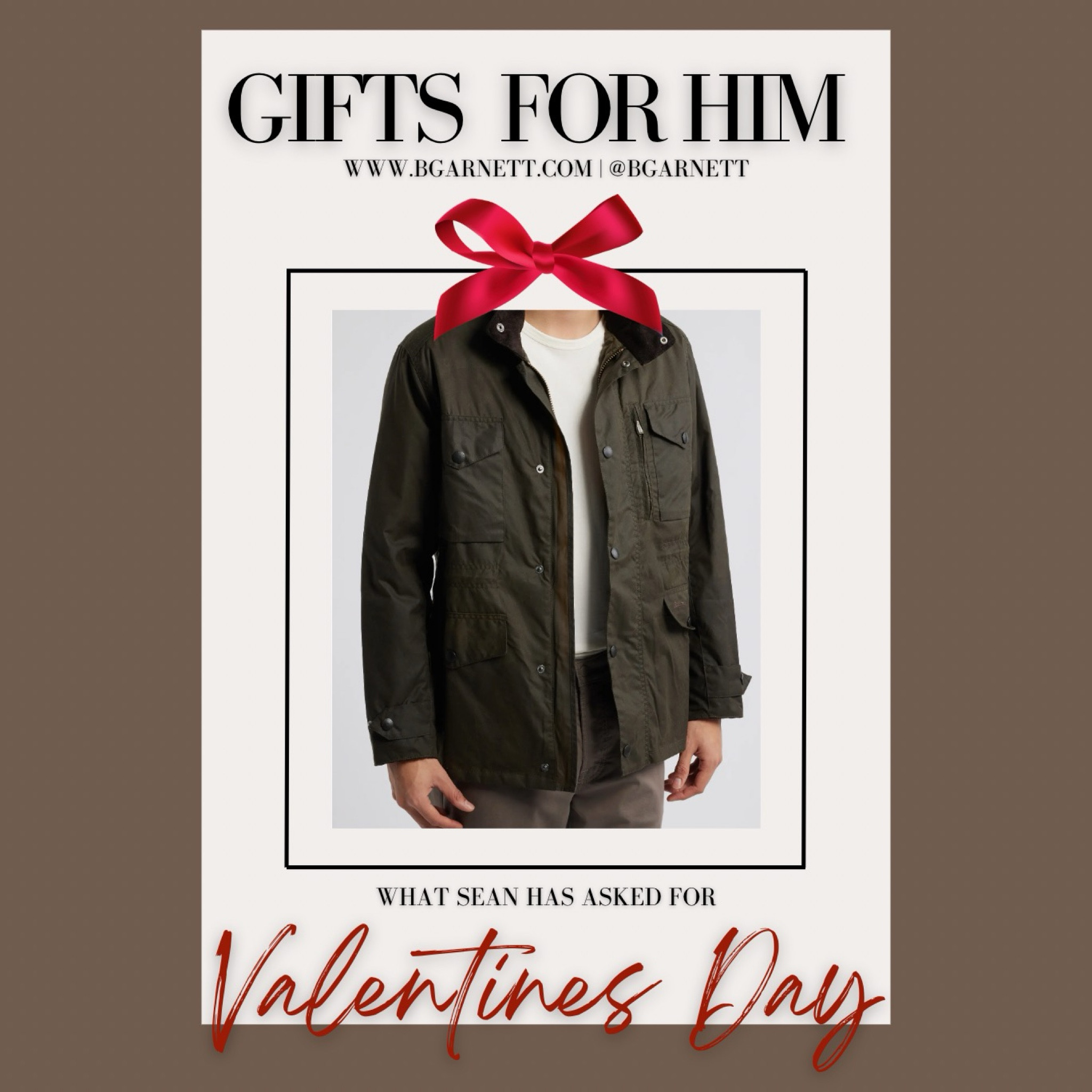 Valentine’s Day gift idea for him: a classic jacket he’ll wear forever 

Gifts for him | Valentine’s Day gift | gifts for your husband | gifts for your boyfriend | gifts for dad | gifts for your brother | travel essentials | Barbour jacket 

#LTKSeasonal #LTKMens #LTKGiftGuide