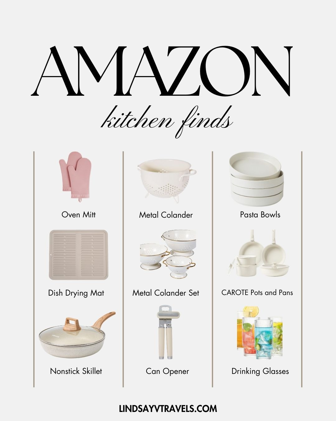 Amazon kitchen finds that make cooking feel aesthetic 🤍
Linked all my daily-use favorites — functional + pretty is the goal.

 

#LTKHoliday #LTKGiftGuide #LTKHome