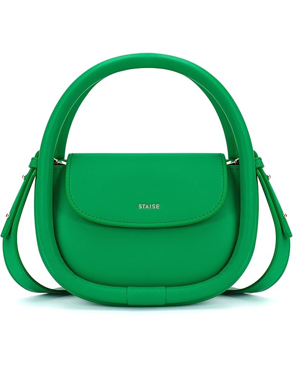 Designer Top Handle Shoulder Bags for Women, Trendy Mini Crossbody Purses, Women’s Leather Hand... | Amazon (US)