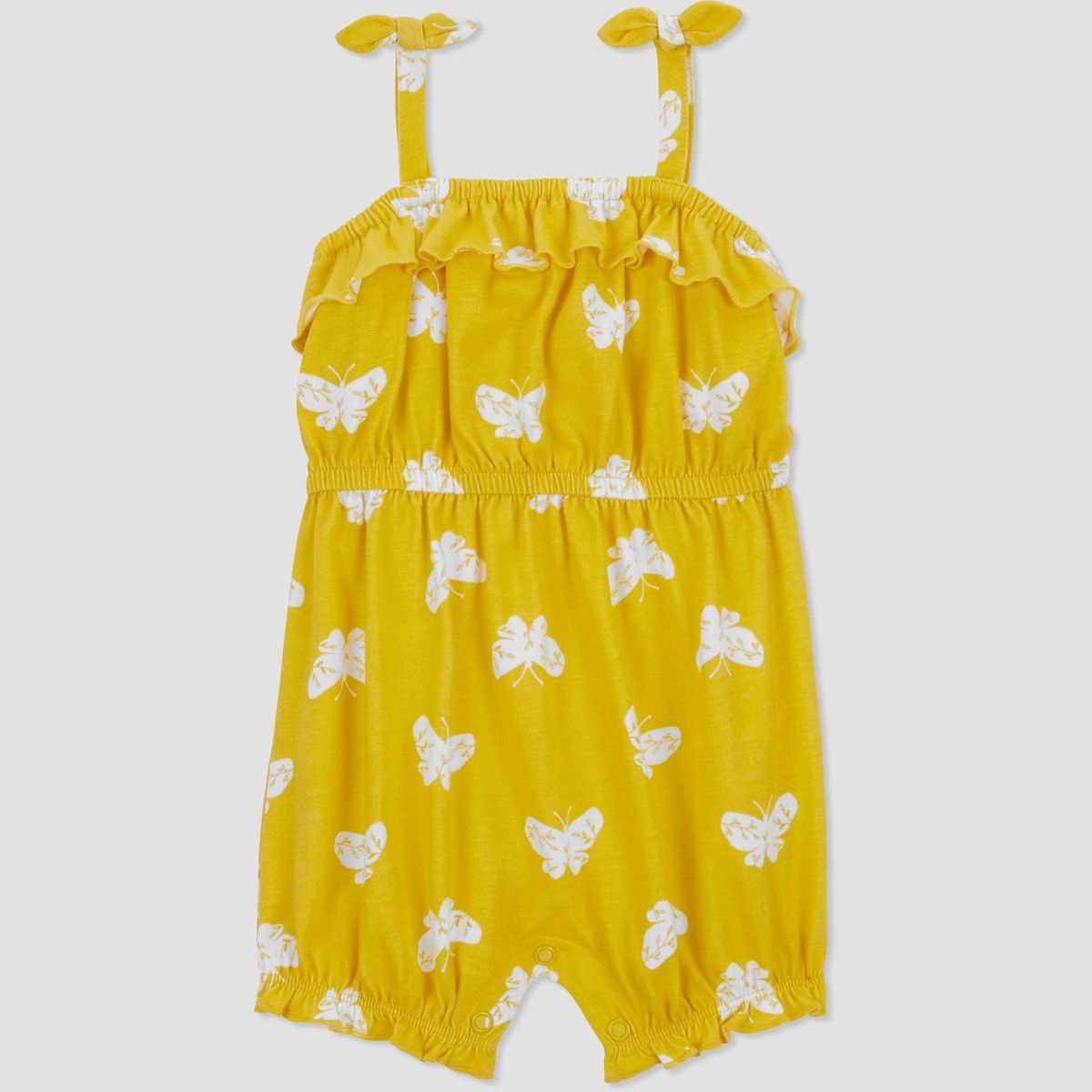 Carter's Just One You®️ Baby Girls' Butterfly Romper - Yellow/White | Target
