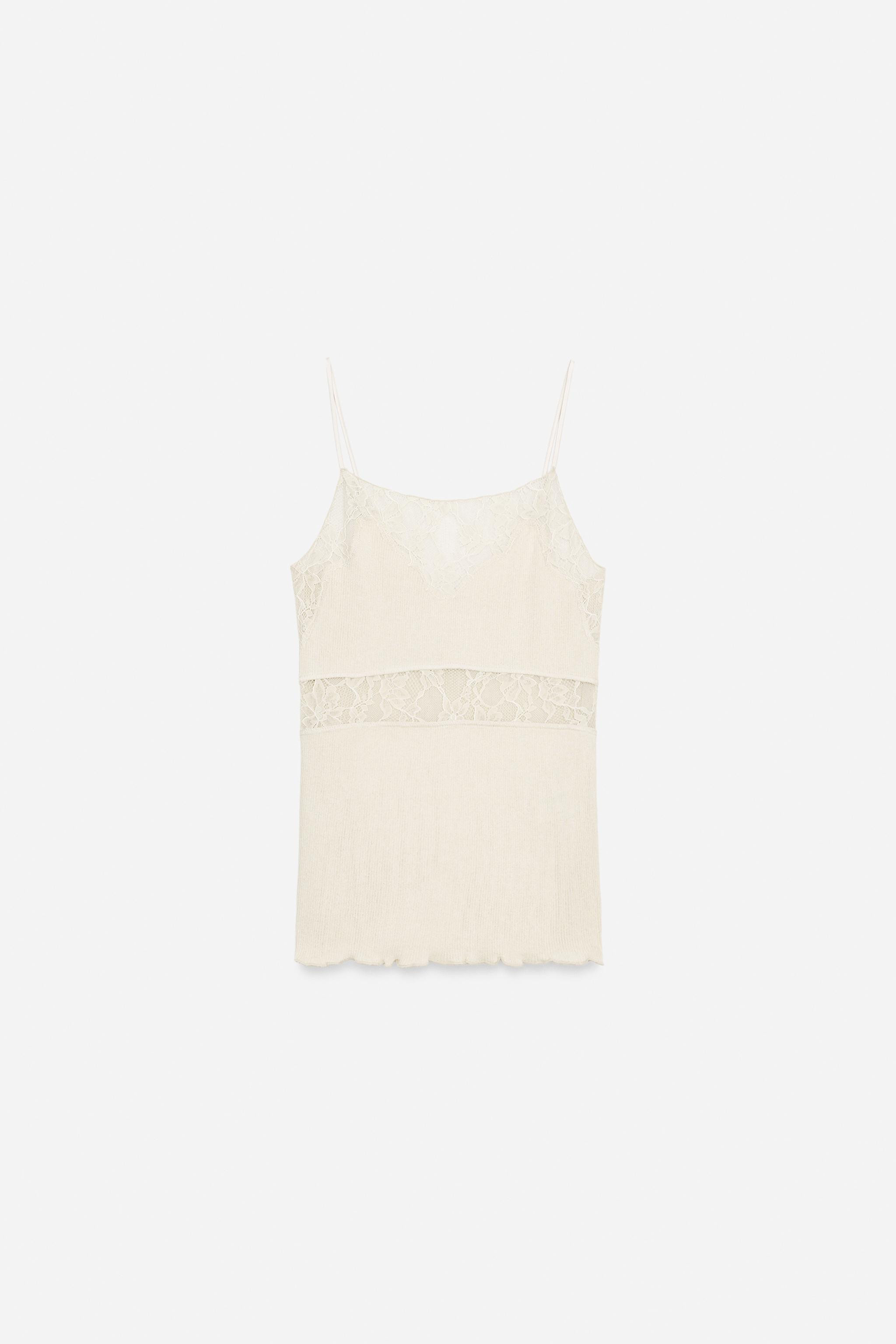 SEAMLESS LACE TOP | Zara US