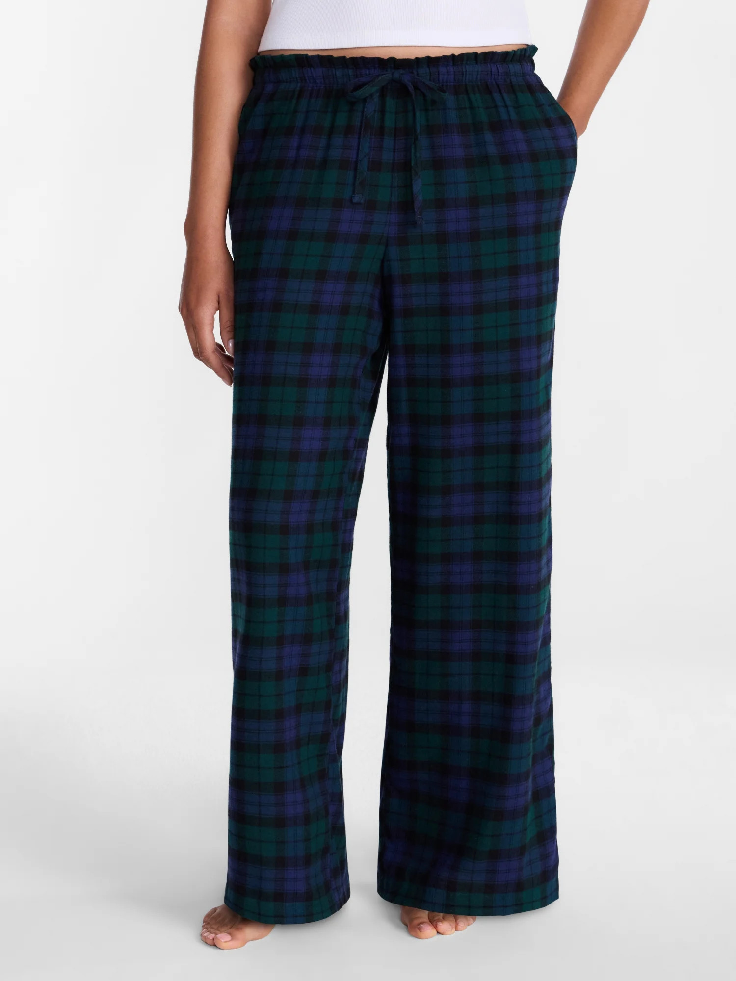Joyspun Women's Flannel Sleep Pants, 30” Inseam, Sizes XS-3X | Walmart (US)