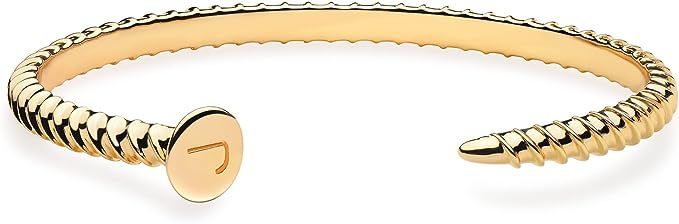 Fettero Gold Cuff Nail Bracelet for Women Bangle Bracelets Adjustable Open Wrap Letter Bracelet L... | Amazon (US)