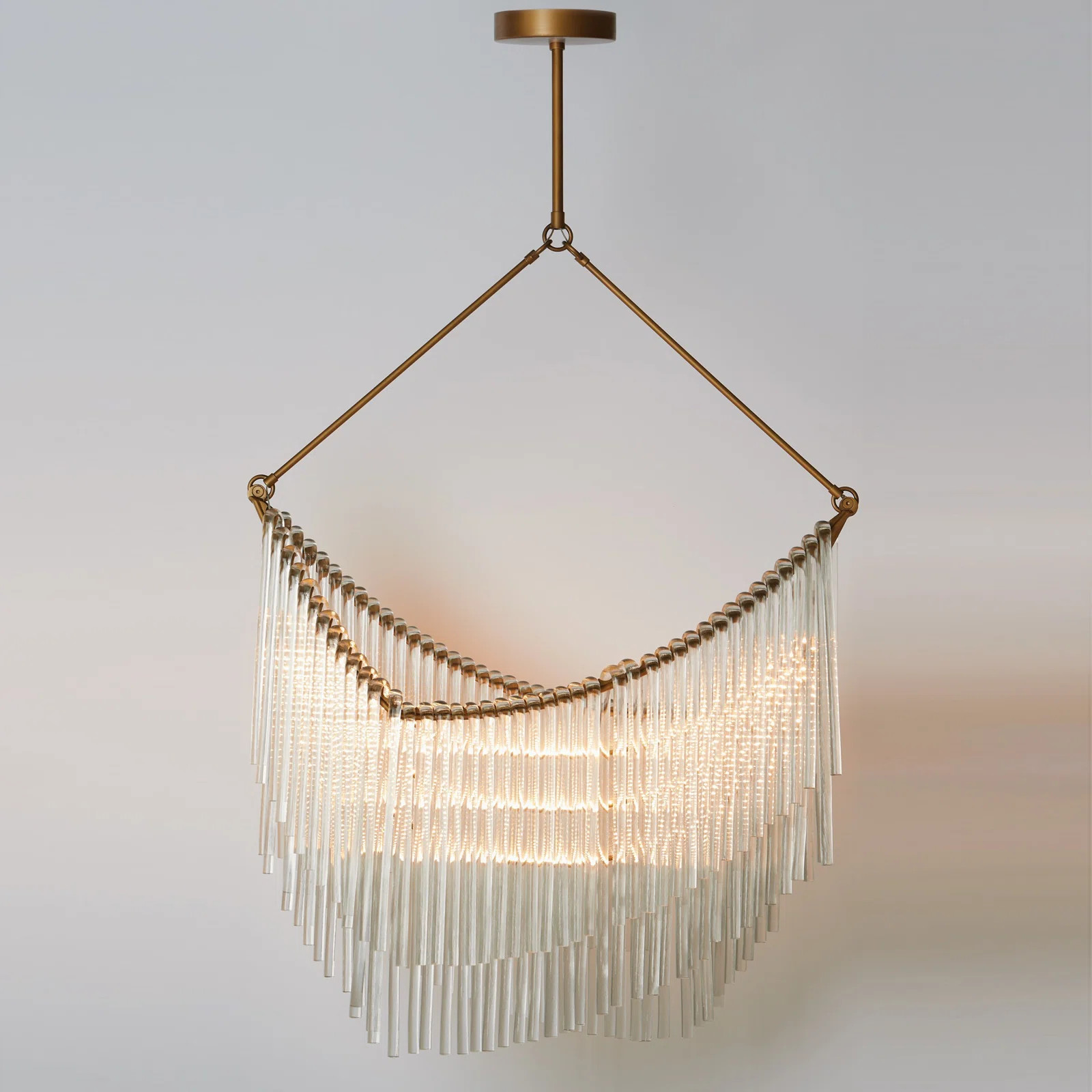 Global Views Draped Glass Chandelier | Wayfair | Wayfair North America
