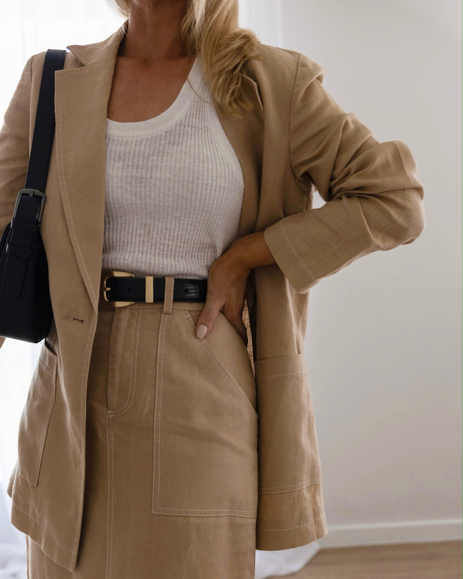 Sabine Linen Blazer | JAG (Australia & New Zealand)