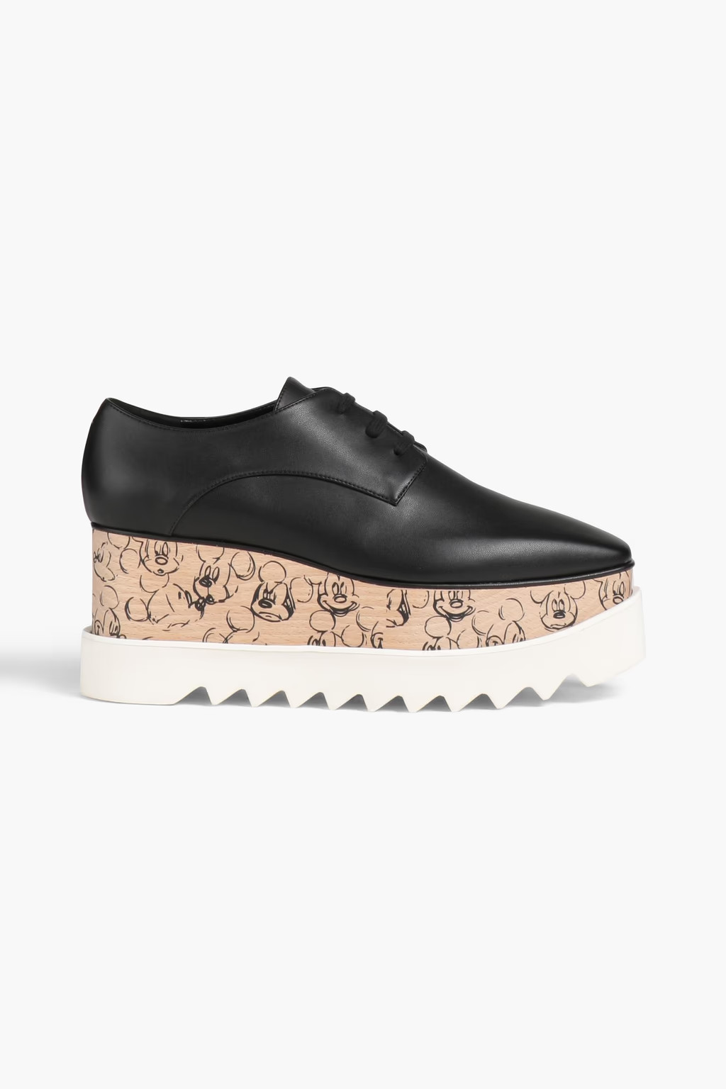 Printed faux leather platform brogues | The Outnet (UK and Europe)