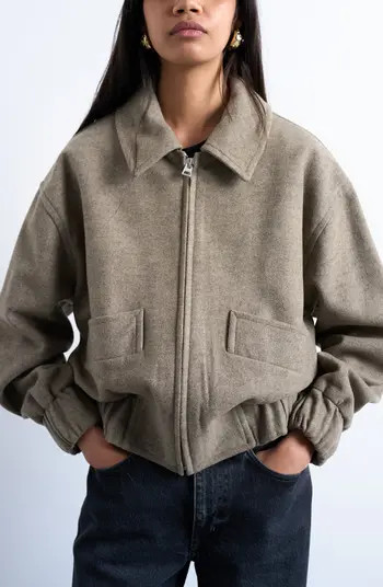Topshop Crop Bomber Jacket | Nordstrom | Nordstrom