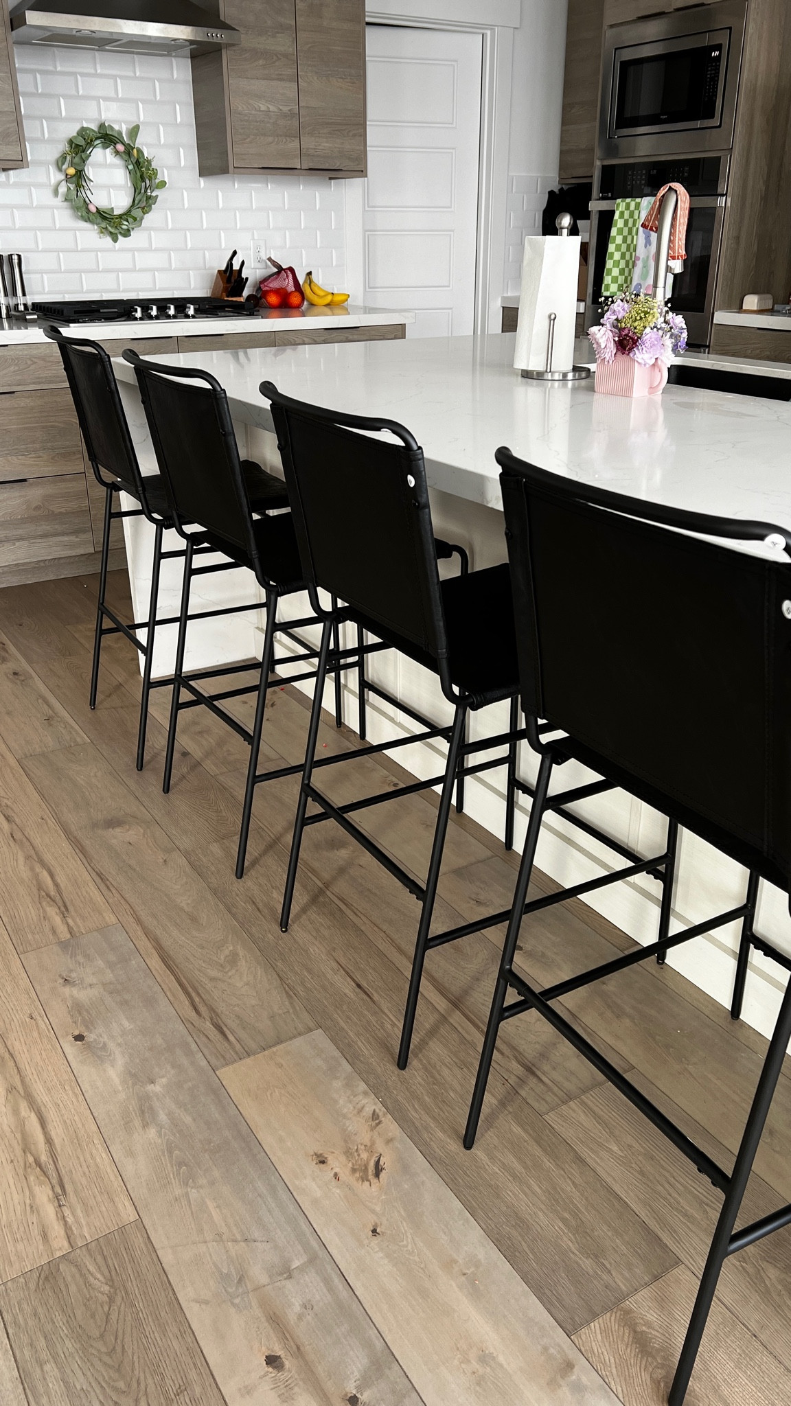 Kitchen counter stools are on major sale! Marked down 40% making them only $69! We’ve loved them and they wipe clean so easy! 

#LTKunder100 #LTKsalealert #LTKhome