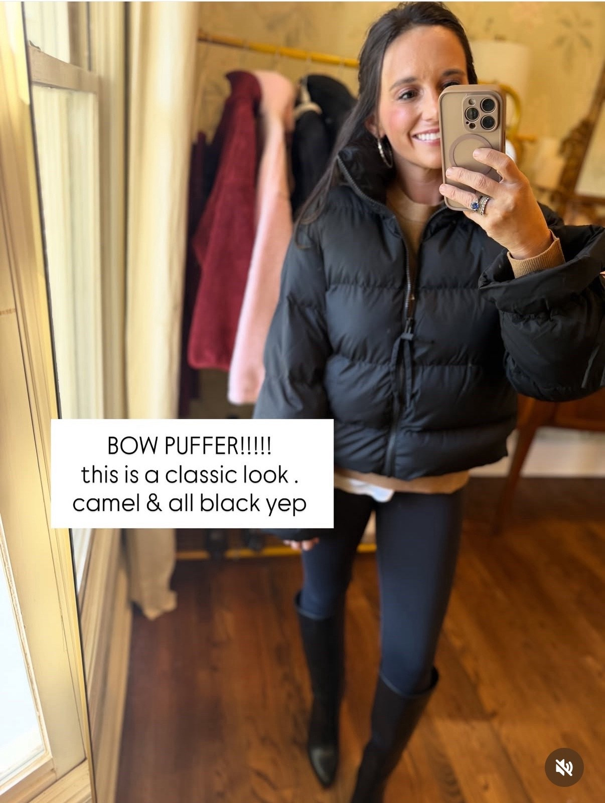 obsessed w this bow puffer look!!!!!! 

#LTKActive #LTKHoliday #LTKSeasonal