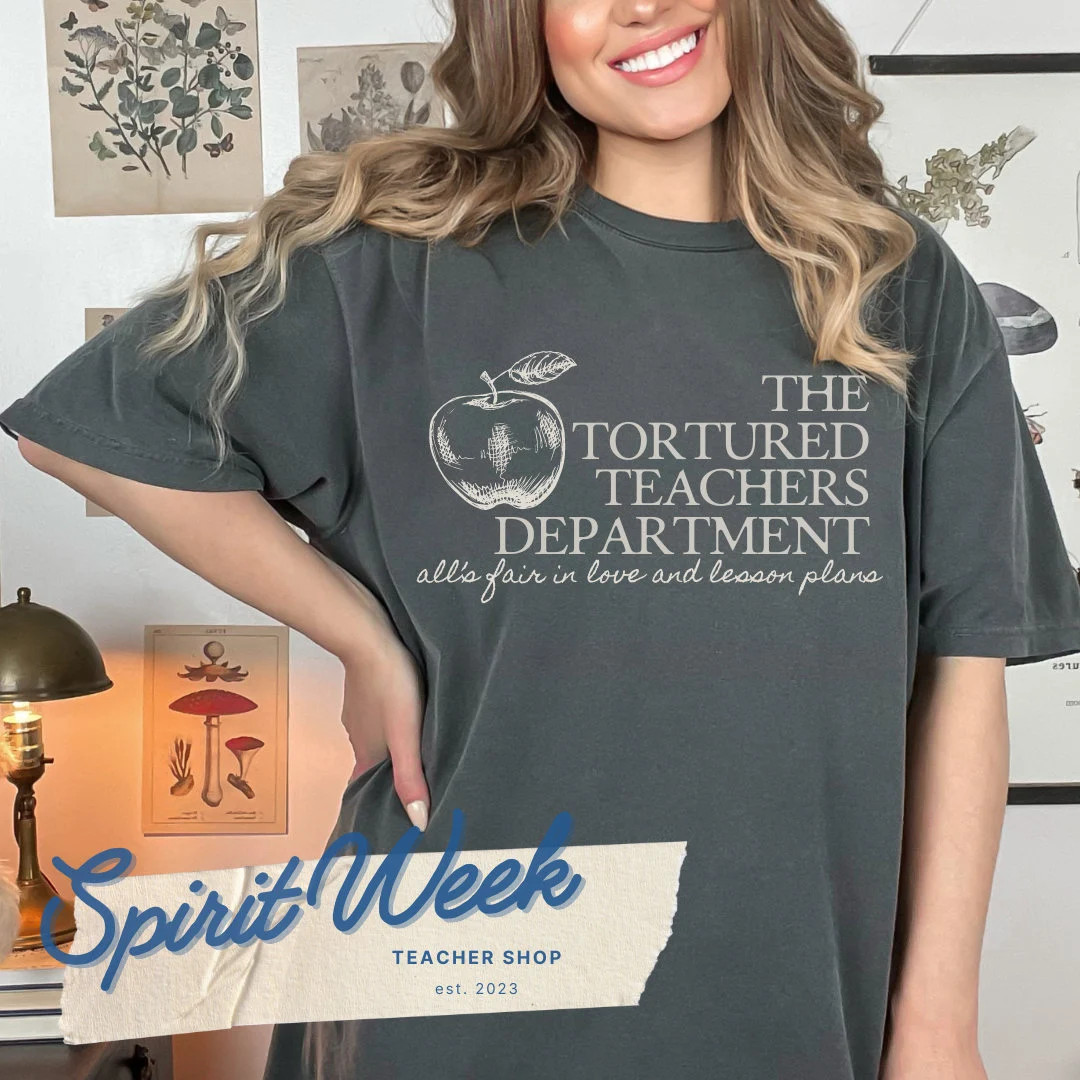 Tortured Poets Department Tortured Teacher Comfort Colors Swiftie Gift Teacher Shirt Tswift Fan S... | Etsy (US)