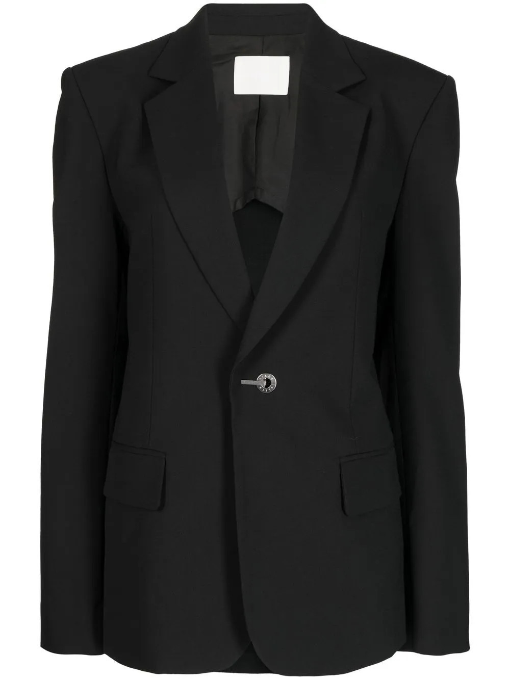 Dion Lee belted single-breasted blazer - Black | Farfetch Global