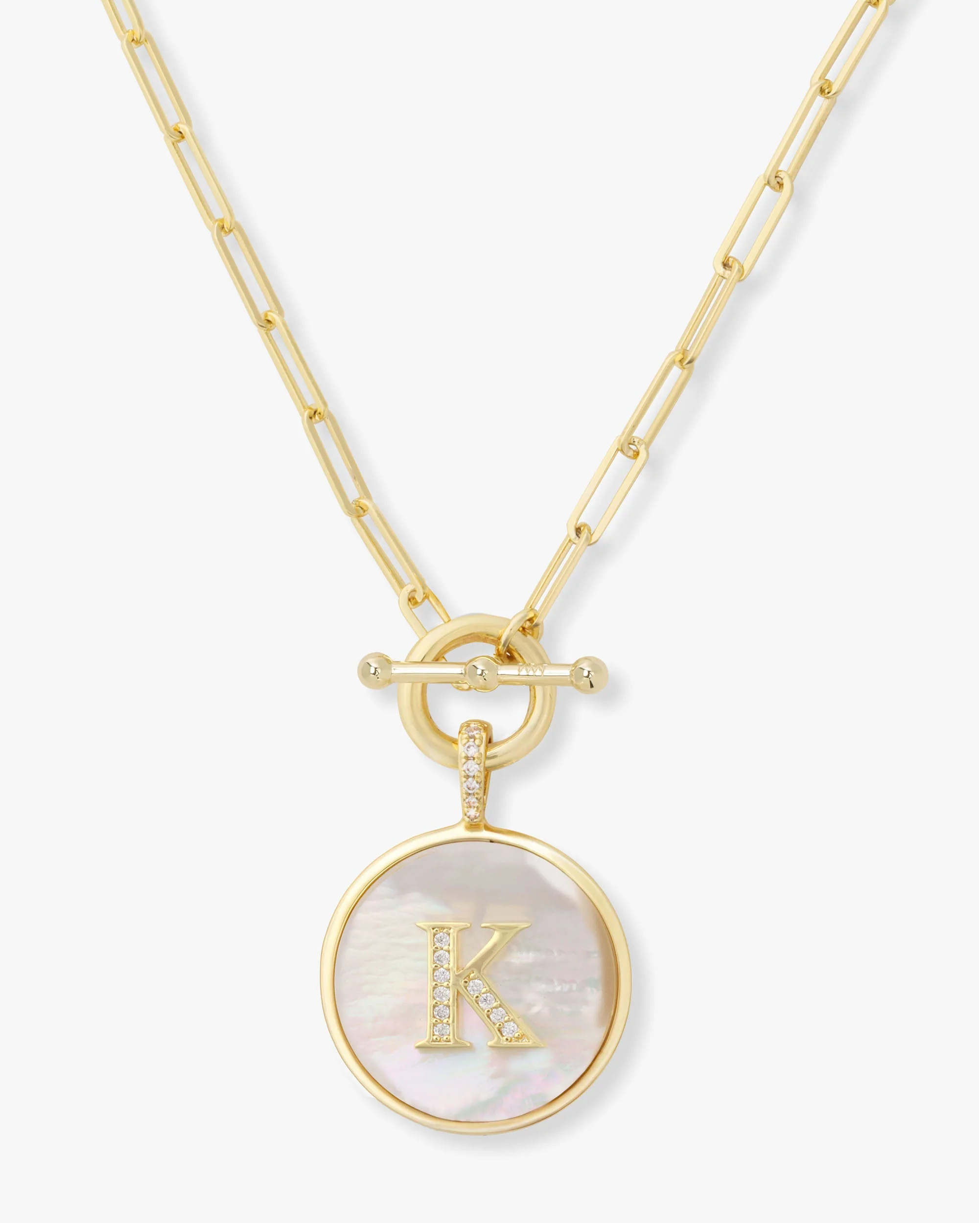 Love Letters Medallion Necklace - Gold | Melinda Maria Jewelry
